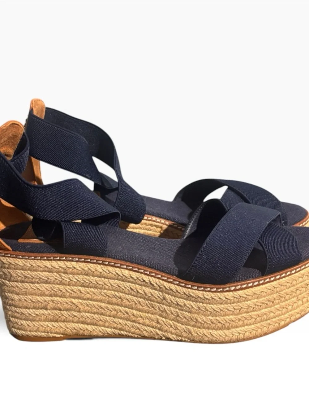 Tory Burch Frieda Espadrille Platform Wedge Sandals